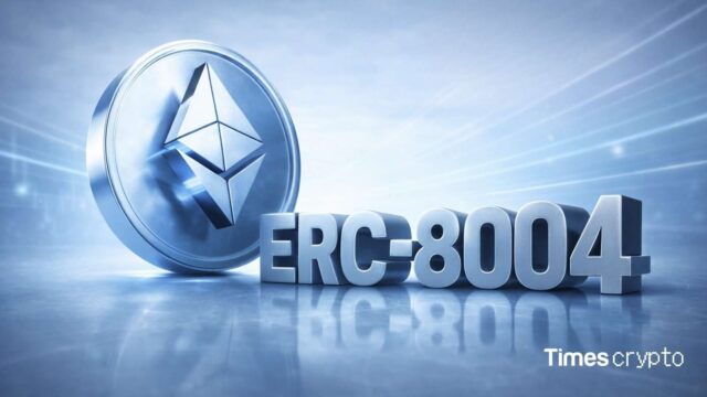 Ethereum coin with ERC-8004 text. ERC-8004 Live on Ethereum this Week, Powering Trust for AI Agents