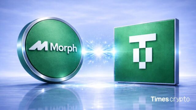 Morph and Tether's USDT0 logos merging together. Morph Integrates USDT0, Tapping $185 Billion Omnichain Stablecoin Pool