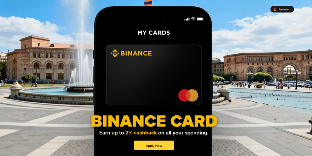 Binance Mastercard Crypto Card Launches Across CIS Markets Binance Mastercard Crypto Card Launches Across CIS Markets: The exchange's prepaid card now serves verified users in Armenia, Kazakhstan, and Uzbekistan.