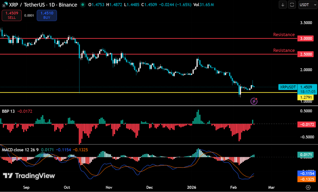 XRP Consolidates Below $1.5 Amid Slowing Institutional Demand 3 image 163