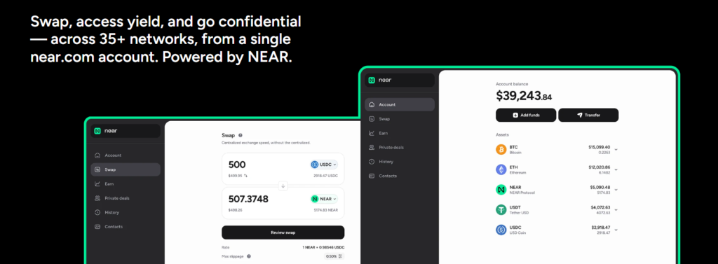NEAR Unveils near.com Super App with AI and Confidential Transactions NEAR Unveils near.com Super App with AI and Confidential Transactions: The "agentic era" platform unifies cross-chain trading, privacy features, and AI-powered financial tools.