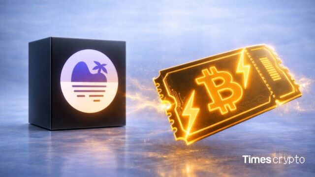 Bitcoin Lighting graphic with Satlantis logo. Satlantis Launches Bitcoin Ticketing Platform with Lightning Wallets