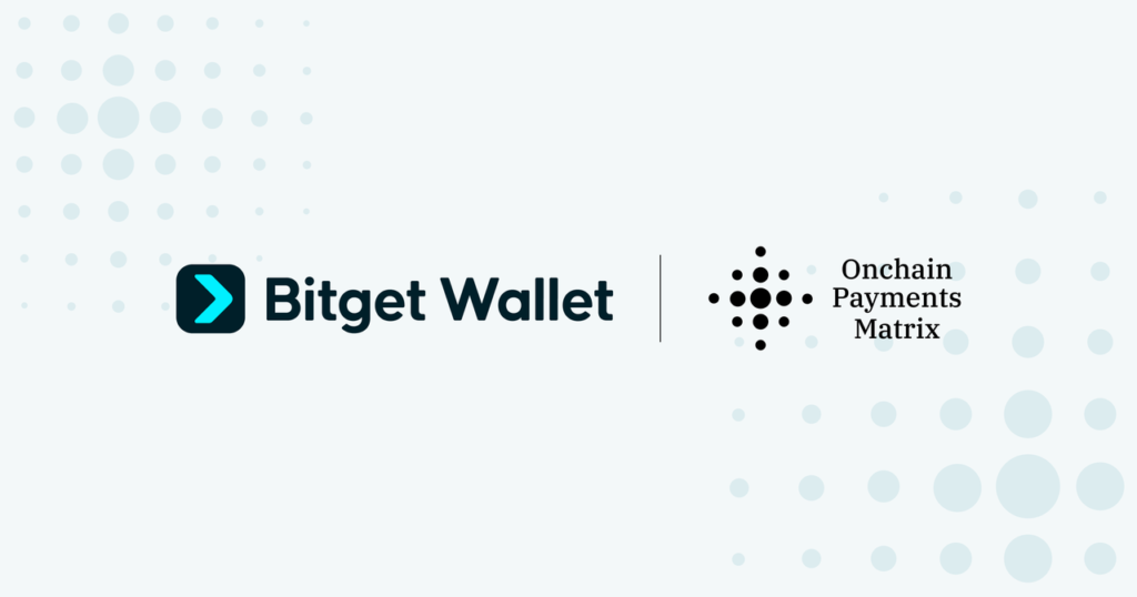 Bitget Wallet Launches the Onchain Payments Matrix, a Global Stablecoin Payment Infrastructure Connecting Banks, Card Networks, and Blockchains Bitget Wallet Launches the Onchain Payments Matrix, a Global Stablecoin Payment Infrastructure Connecting Banks, Card Networks, and Blockchains: Network launches publicly with Ripple, Mastercard, Visa, Tether, Circle, and MoonPay integrated, linking 90 million users with access to more than 150 million merchants worldwide