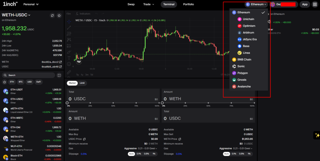 1inch Unveils Major Upgrade: Trade Mode, Terminal Rebrand, and 2x Faster Swaps 1inch Unveils Major Upgrade: Trade Mode, Terminal Rebrand, and 2x Faster Swaps. The DeFi aggregator responds to community feedback with streamlined interfaces and significant speed improvements.