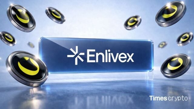 Enlivex logo with floating RAIN Protocol tokens. Enlivex Acquires $10M in RAIN Tokens at 62% Discount, Extends Option for 272 Billion More