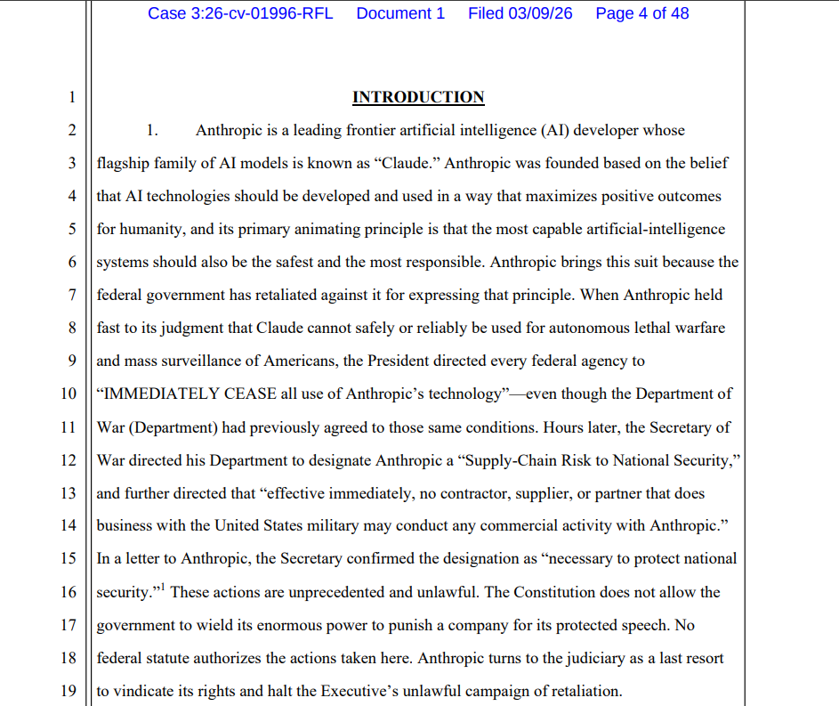 Anthropic AI Takes Trump Administration to Court Over 'Supply-Chain Risk' Label 2 Anthropic