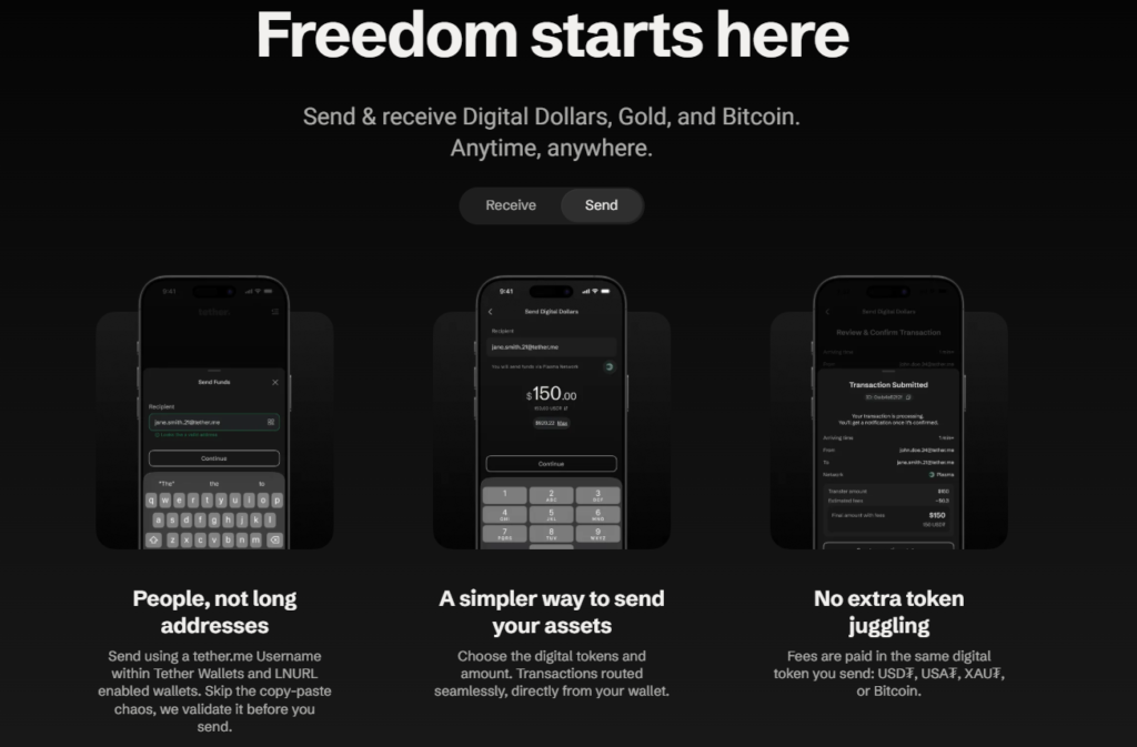 Tether Launches Self-Custodial Wallet for USDT, Gold Token and Bitcoin 2 image 216