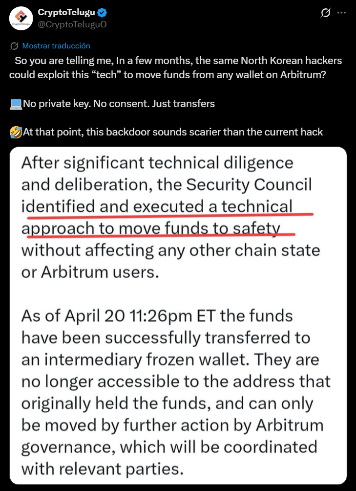 Arbitrum Freezes 30,766 ETH Linked to KelpDAO Exploit as DeFi Losses Top $775 Million in 2026 Arbitrum Freezes 30,766 ETH Linked to KelpDAO Exploit as DeFi Losses Top $775 Million in 2026: The Security Council acted after law enforcement identified the attacker, who had moved funds to an inaccessible wallet without affecting users.