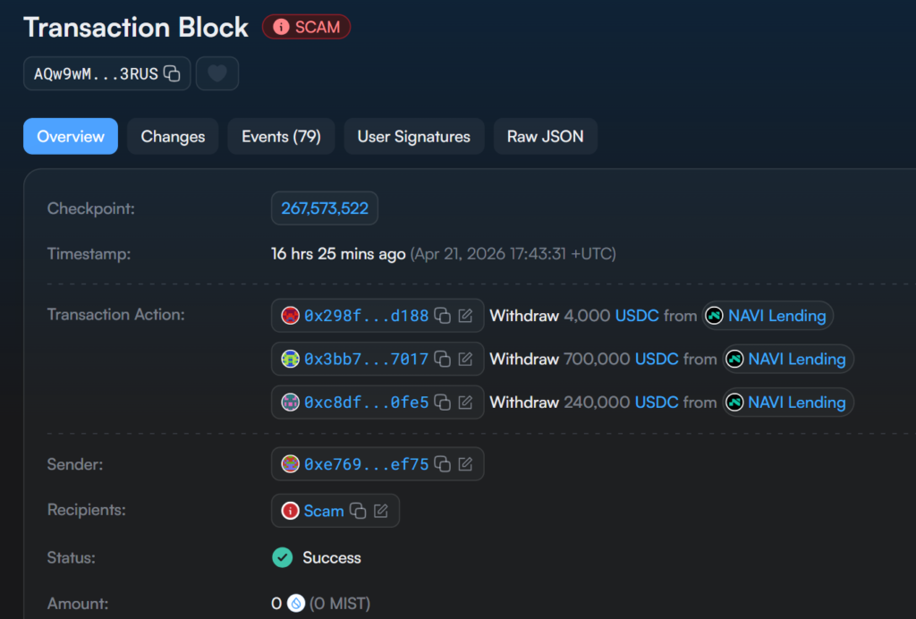 Volo Protocol Freezes Vaults After $3.5 Million Exploit on Sui, Recovers $500K & 19 WBTC: The team says it is prepared to absorb the loss and will not pass it to users, as vaults remain frozen pending a full post-mortem.
