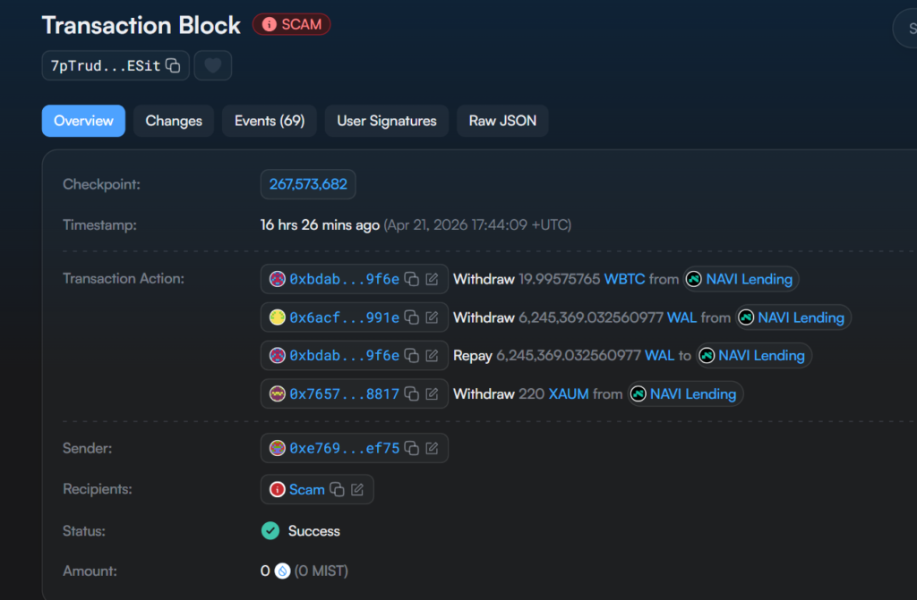 Volo Protocol Freezes Vaults After $3.5 Million Exploit on Sui, Recovers $500K & 19 WBTC: The team says it is prepared to absorb the loss and will not pass it to users, as vaults remain frozen pending a full post-mortem.