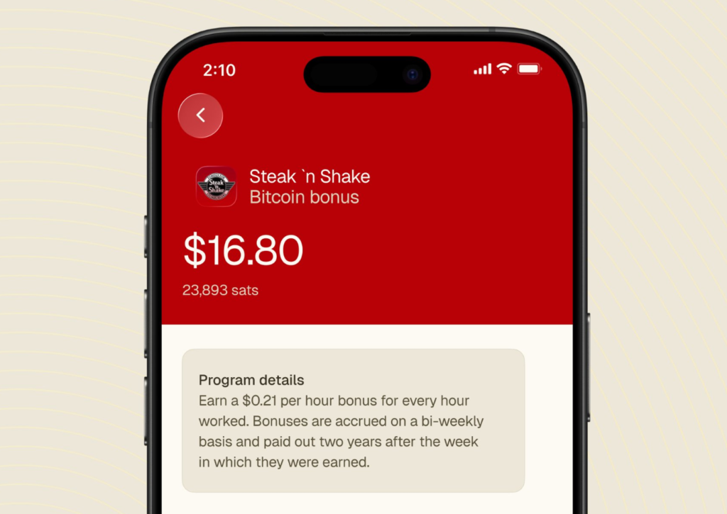 Fold Launches Bitcoin Bonus Program for Employers, Transforming Retention with BTC Rewards Fold Launches Bitcoin Bonus Program for Employers, Transforming Retention with BTC Rewards: Steak 'n Shake and Simple Mining are the first partners, offering hourly and salaried employees recurring bitcoin bonuses with built-in vesting.