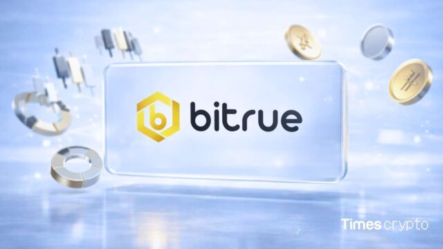 Bitrue logo with crypto elements. Bitrue TradFi Launches 40 Tokenized Assets with Up to 100x Leverage in RWAs Push